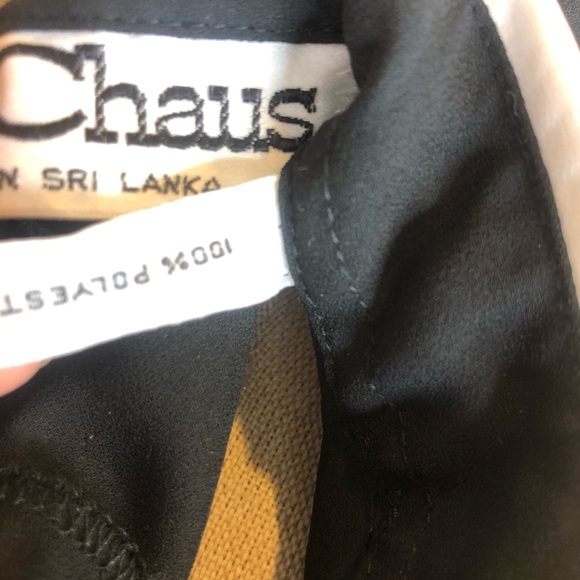 VTG Ms Chause black front pleated sheer collar - Picture 12 of 12